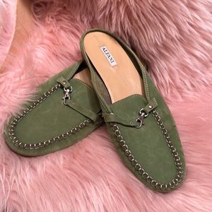 Alfani green loafers 9.5